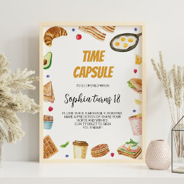 Breakfast Brunch Birthday Time Kapsel Poster