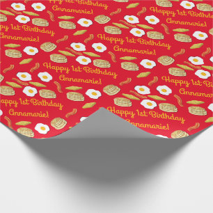 Breakfast Brunch Födelsedagsfest Kids Presentpapper