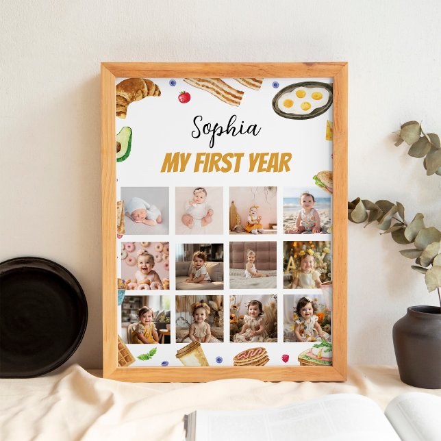 Breakfast Brunch, första årets fotomilstolpe Poste Poster (Skapare uppladdad)