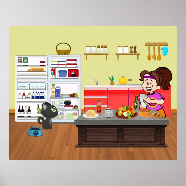 Breakfast Buddies Poster (Framsidan)