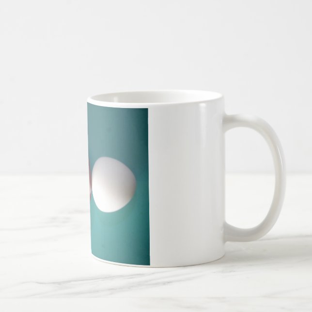 Breakfast Buddies: Två ägg $an Apple still Life Kaffemugg (Höger)