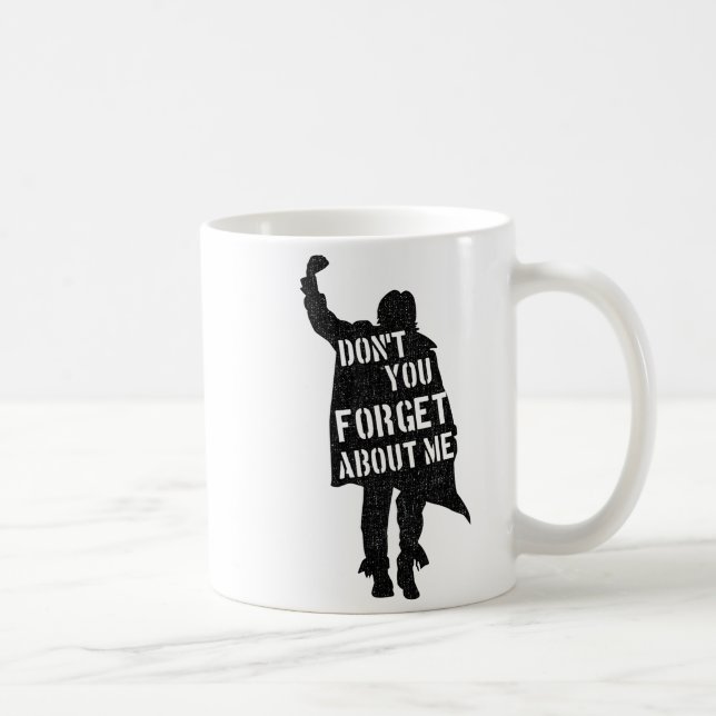 Breakfast Club Don't You Forget About Me Silhouett Kaffemugg (Höger)