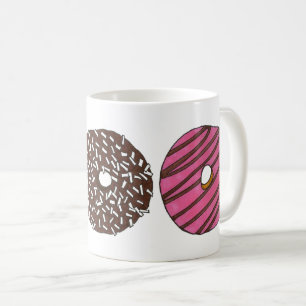 Breakfast Donut Doughnut Shop Junk Food Foodie Kaffemugg