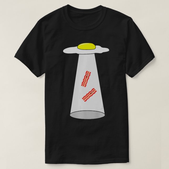 Breakfast Egg Bacon Eater Food Älskare humor T Shirt (Design framsida)