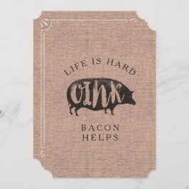 Breakfast eller Brunch Picnic Party för Bacon Älsk Inbjudningar