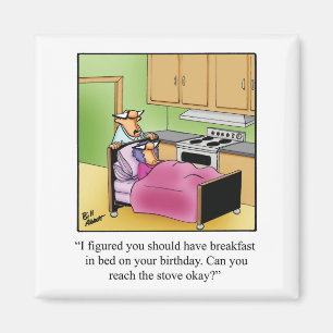 Breakfast i Humor i magnet