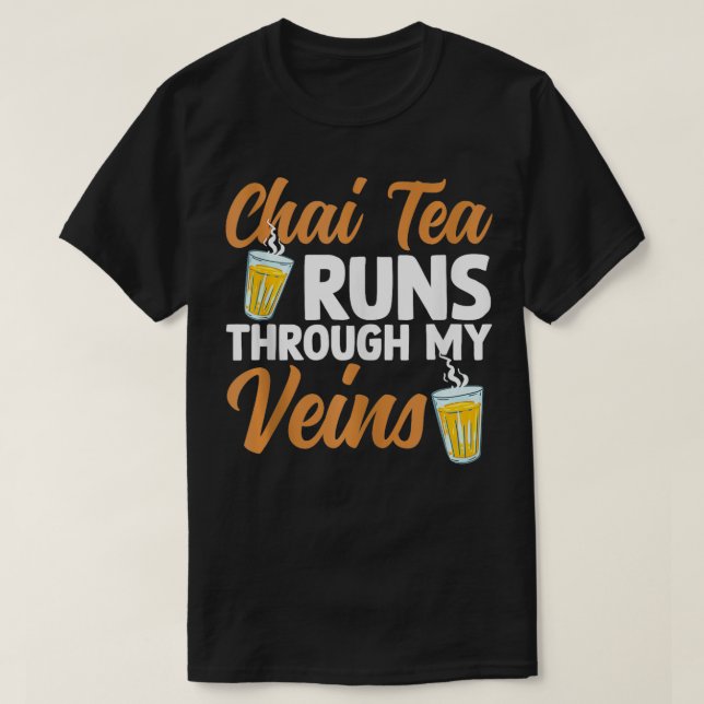 Breakfast Indian Drink Recie 7 T Shirt (Design framsida)