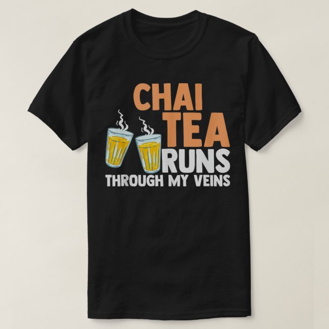 Breakfast Indian Drink Recie 8 T Shirt (Design framsida)