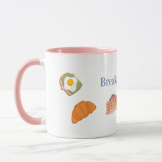 Breakfast Klubb Mugg - Cute Kawaii Brunch Kopp