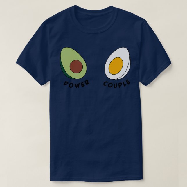Breakfast Kraft-parägg och avokado T Shirt (Design framsida)