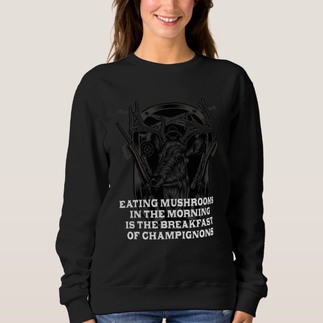 Breakfast of Champignons Mushroom Hunting Cottagec T Shirt (Framsida)