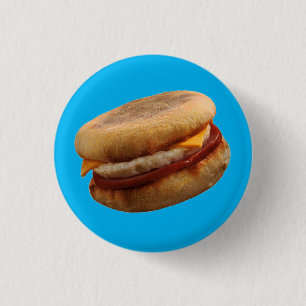 BREAKFAST SANDWICH (Ham, Egg, och Cheese Muffin) Knapp