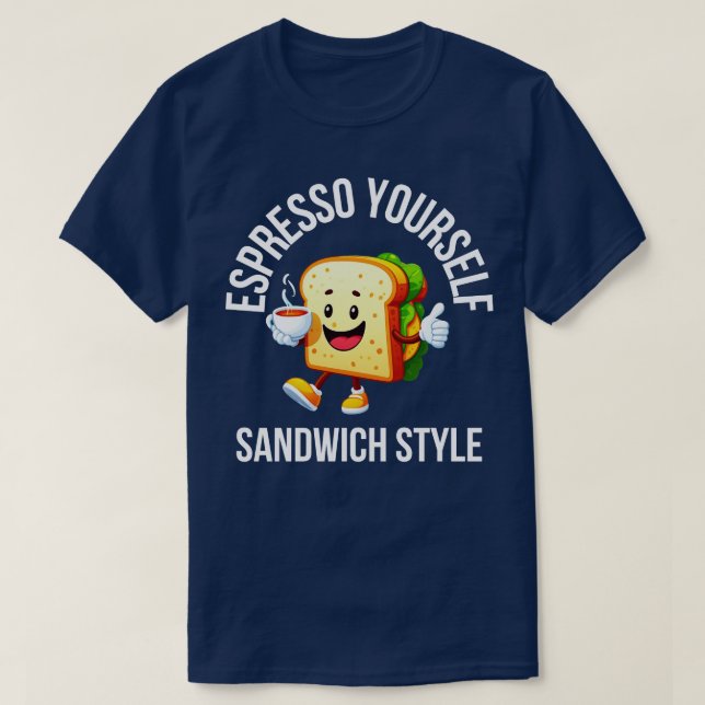 Breakfast Sandwich T Shirt (Design framsida)