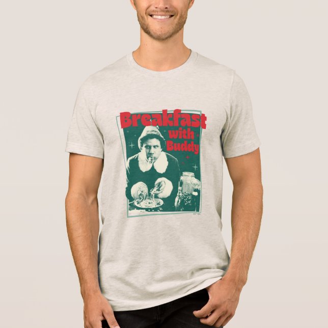 Breakfast With Buddy T Shirt (Framsida)