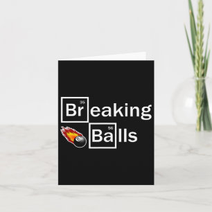 Breaking Billiard Player Bassäng Snooker 8 Boll Fu Kort