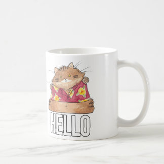 Breaking Cat News Backyard Cat mugg