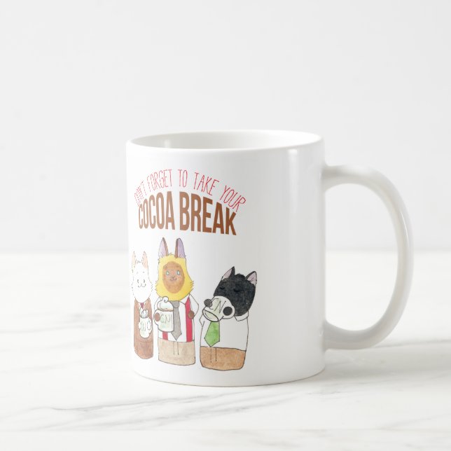 Breaking Cat News Cocoa Break Mugg (Höger)