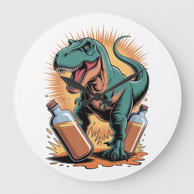 Breaking More Bottles Stor Klocka (Framsida)