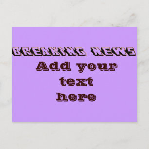 Breaking News_ Vykort