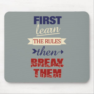 Breaking Regler moussepad Musmatta