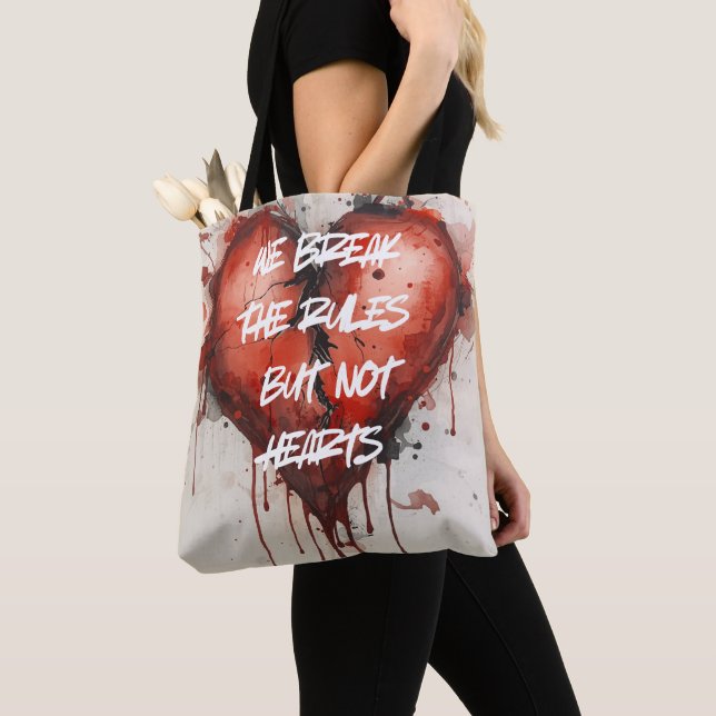 Breaking Rules Totebag Tygkasse (Närbild)