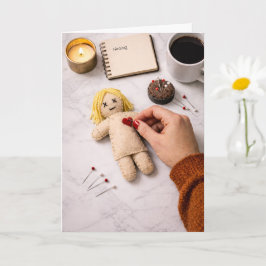 Breaking Up Is Hard To Do Closure Voodoo Doll Kort