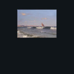 Breaking Wave by Dubovskoy Canvastryck<br><div class="desc">Den här vackra designen är "Breaking Wave", ett sjölandskap som målades 1900 av den ryska konstnären Nikolay Dubovskoy. Bilderna fångar den råa kraften och storheten i en krasch under ett moody himmel och skapar det som ett tidlöst exempel på atmosfärisk marin målning. Det är en perfekt gåva till konst älskare,...</div>