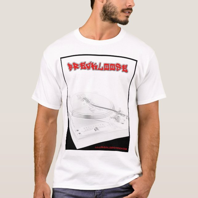 Breakloose Turntableutslagsplatsen T-shirt (Framsida)