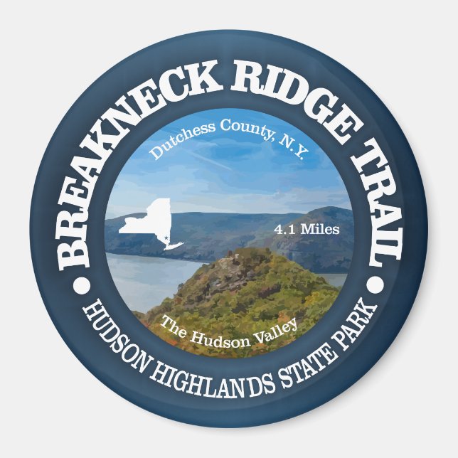 Breaknackspill Ridge Trail Magnet (Framsidan)