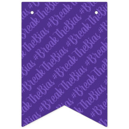 #BreakTheBias Internationell Womens Day Vimplar