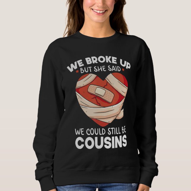 Breakup Cousins Relationship Trailer Park Gag T Shirt (Framsida)