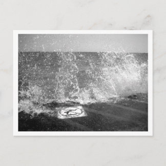 Breakwall, Sjö Michigan, Chicago, IL Vykort