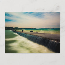 Breakwater, Frankfort Harbour, Michigan Vykort