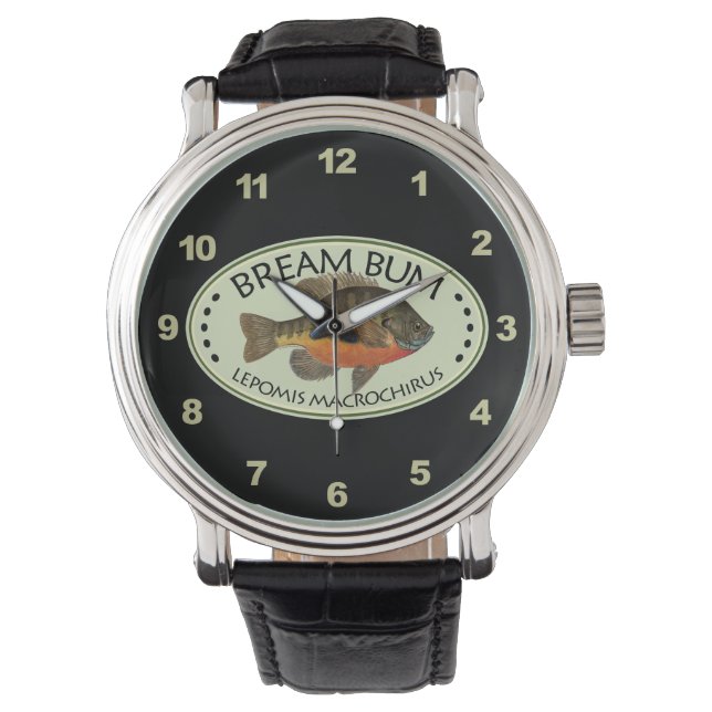 Bream, Bluegill Fisherman Armbandsur (Framsida)
