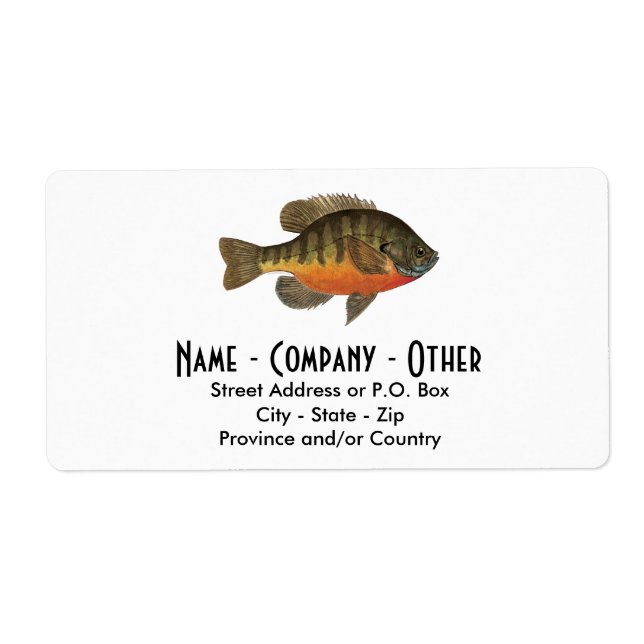 Bream Fishing Fraktsedel (Framsidan)