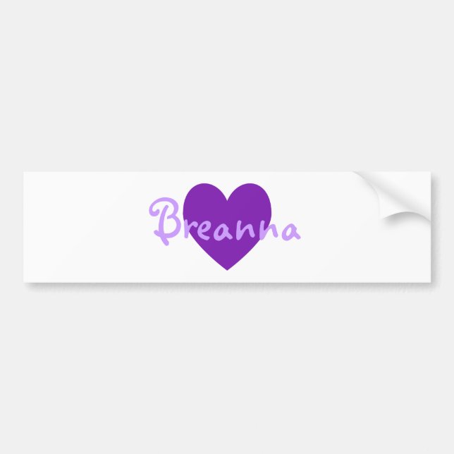 Breanna i Lila Bildekal (Framsidan)