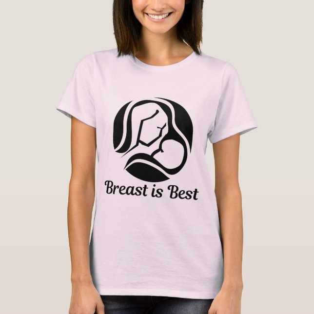 Breast är bäst t shirt (Framsida)