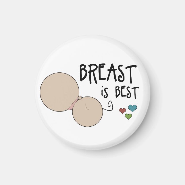 Breast är Best Magnet - Stil A (Framsidan)