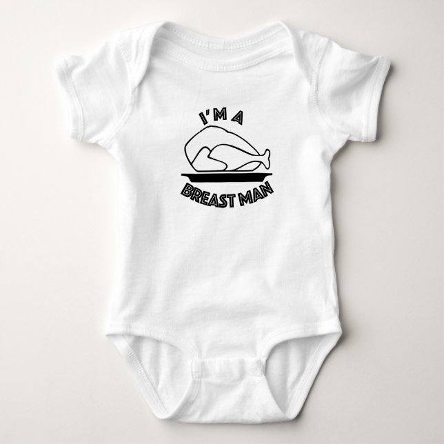 Breast Baby Jersey Bodykostym Tröja (Framsida)