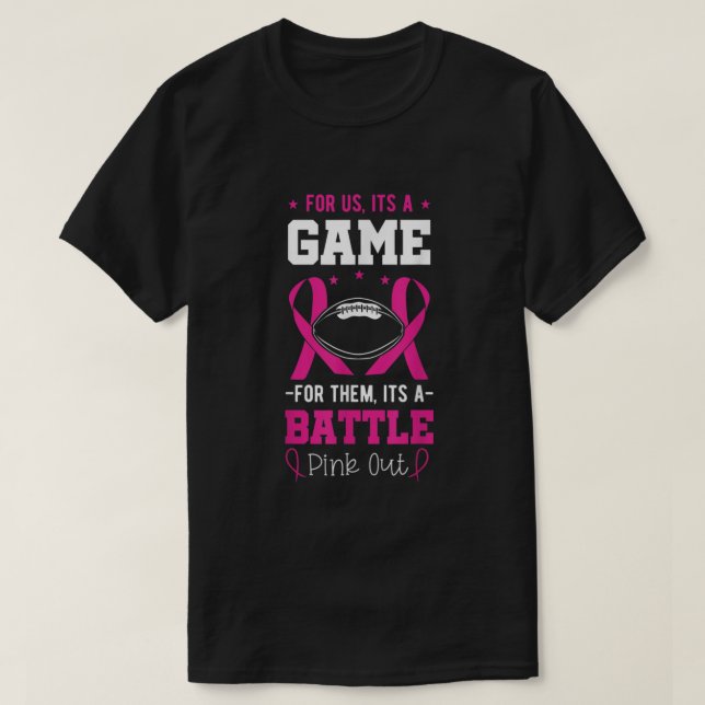 Breast Cancball Rugby Coach Survivor Rosa R T Shirt (Design framsida)