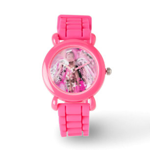 Breast Cancer Angel Glitter Watch Armbandsur