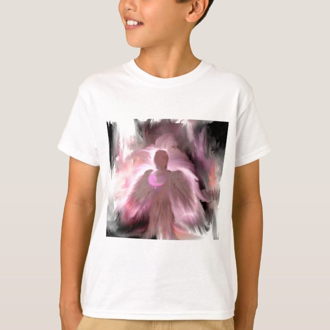 Breast Cancer Angel T Shirt (Framsida)