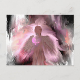 Breast Cancer Angel Vykort
