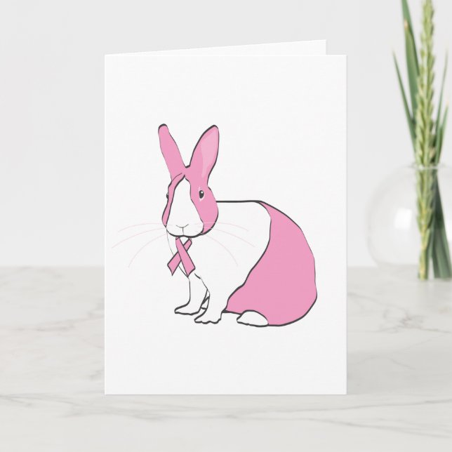 BREAST CANCER AWARENESS BUNNY KORT (Framsida)