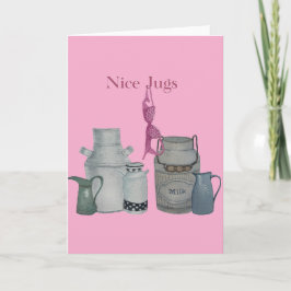 Breast cancer awareness greeting card kort