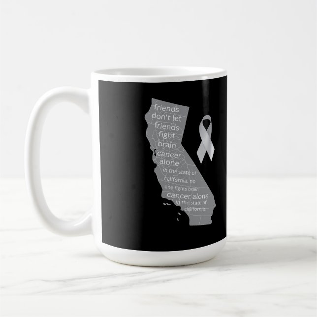 Breast Cancer Awareness in California  Kaffemugg (Vänster)