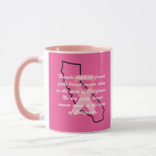 Breast Cancer Awareness in California  Mugg (Vänster)