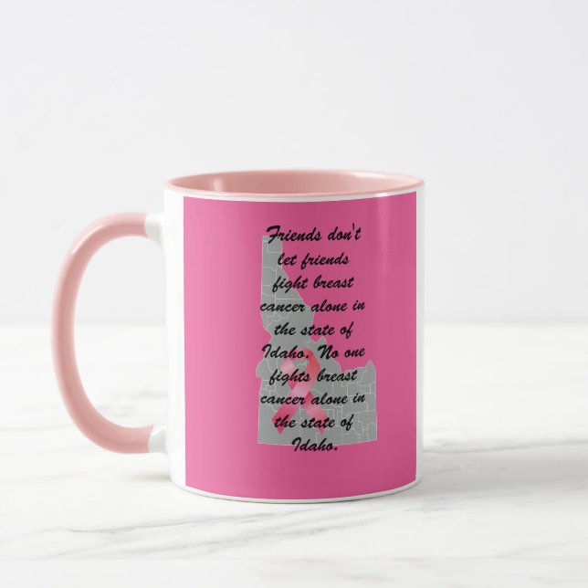 Breast Cancer Awareness in Idaho Mugg (Vänster)