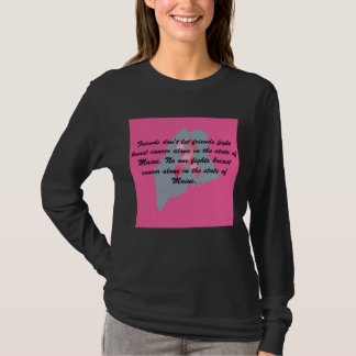 Breast Cancer Awareness in Maine T-shirt