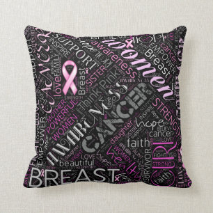 Breast Cancer Awareness Ord Cloud ID261 Kudde